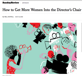 women in director's chair pic
